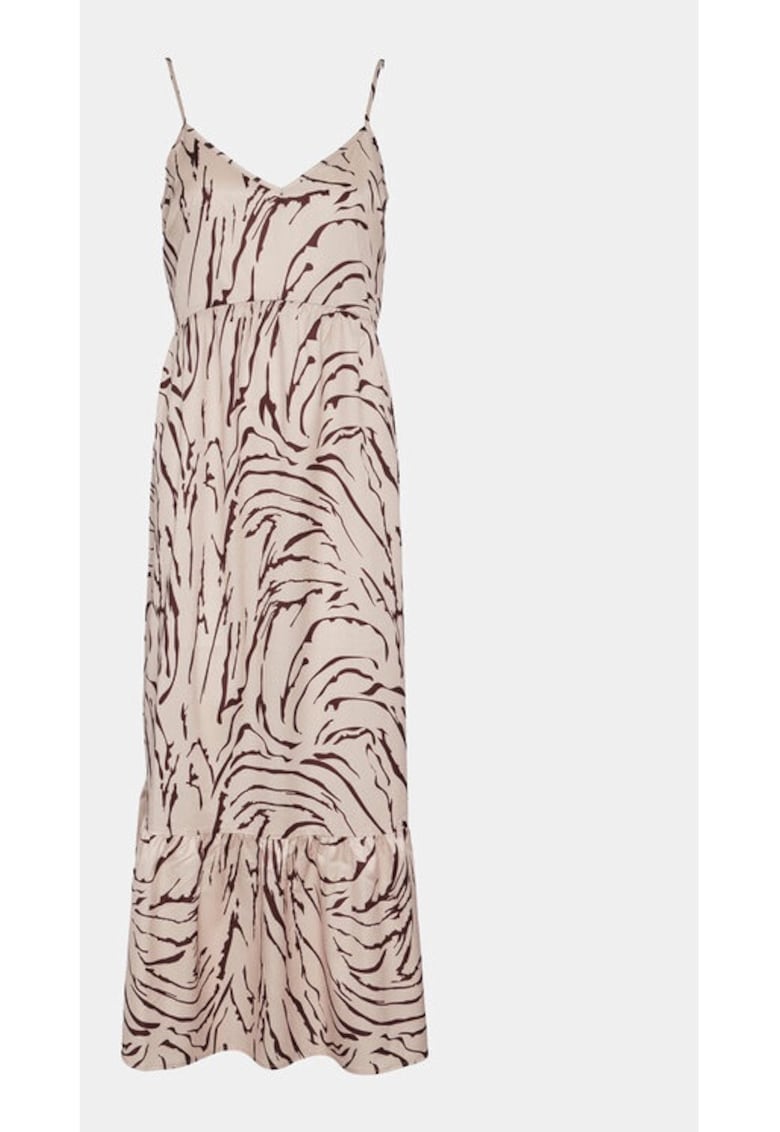 Rochie - 34755 - Poliester - Bej