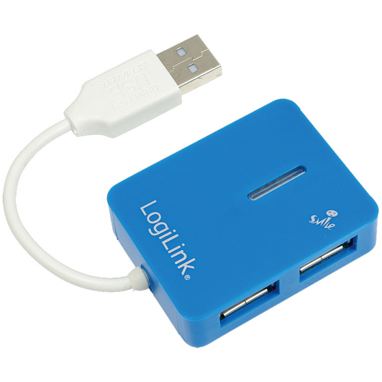 Oferte la Hub USB UA0136 USB 2.0 4 porturi Smile Blue