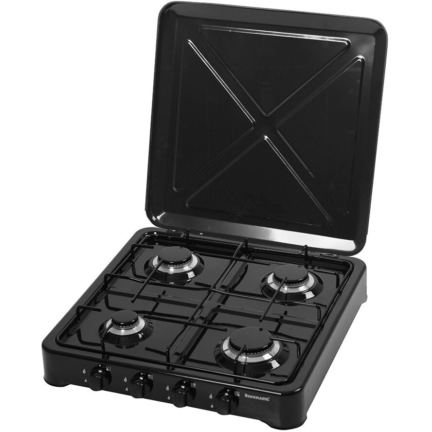 Oferte la Plita Gaz K-04TB 4 zone Negru