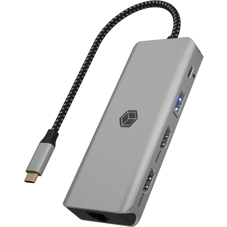 Oferte la Docking Station IB-DK4012-CPD HDMI USB-A DisplayPort Aluminiu