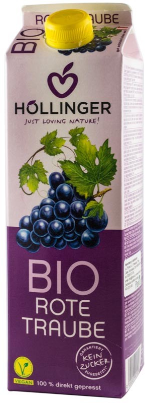 Oferte la Suc bio de struguri rosii, 1000ml Hollinger