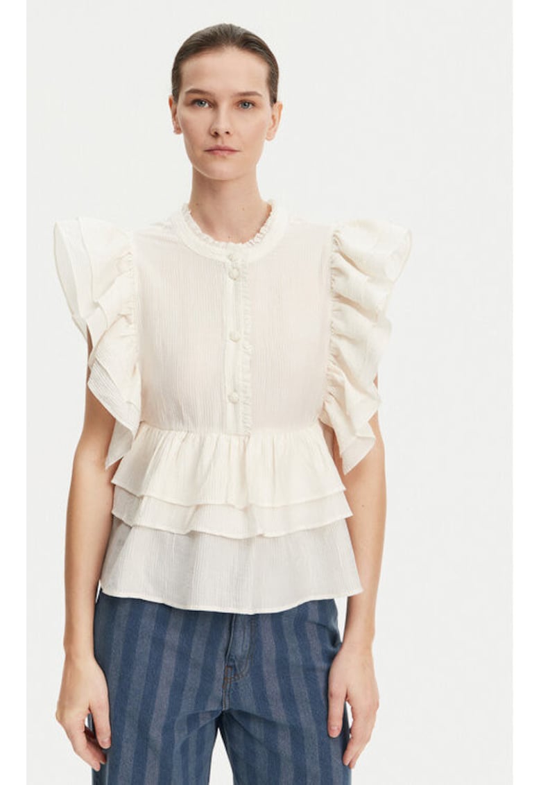 Oferte la Bluza dama -  304892844 - Lyocell - Bej - Bej