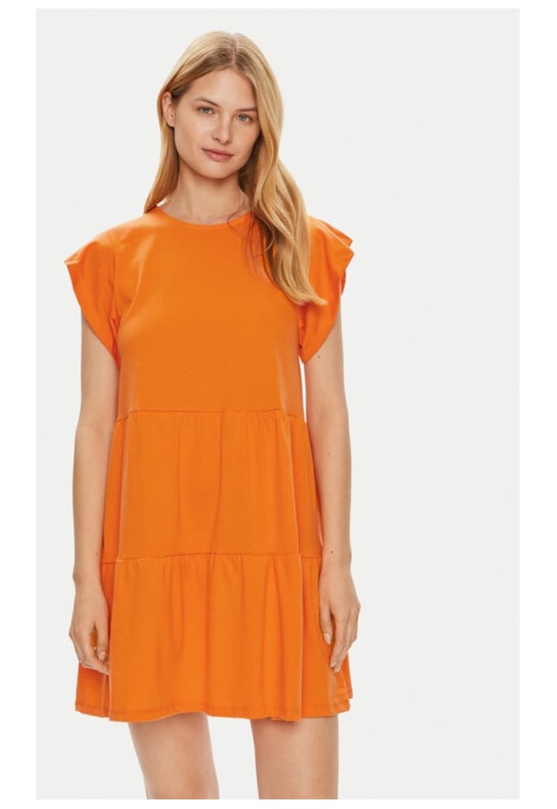 Oferte la Rochie dama -  9037 - Bumbac - Portocaliu