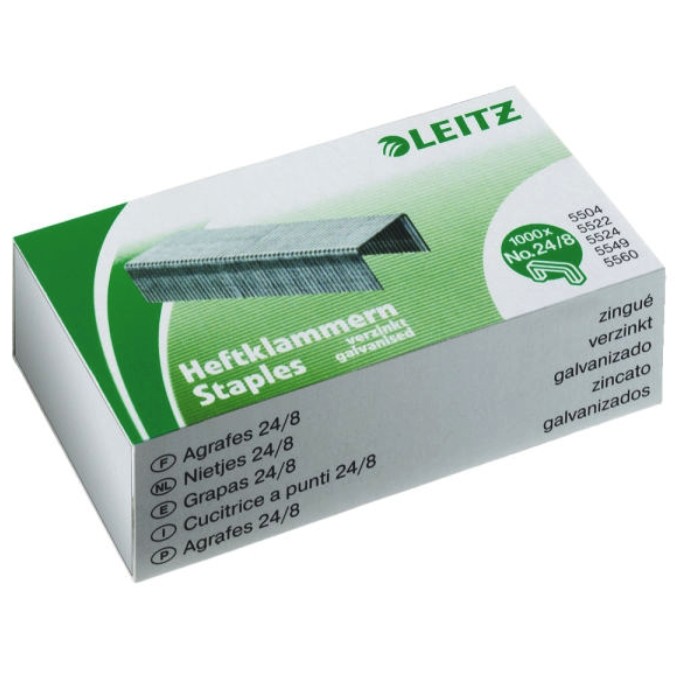 Oferte la Capse tip 24/8, LEITZ Power Performance - 1000/cutie
