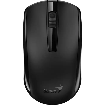 Mouse Genius "ECO-8100", PC sau NB, wireless 2.4GHz, optic, 1200 dpi, butoane/scroll 3/1, acumulator, negru, "31030046400" (timbru verde 0.18 lei) 4710268 262749
