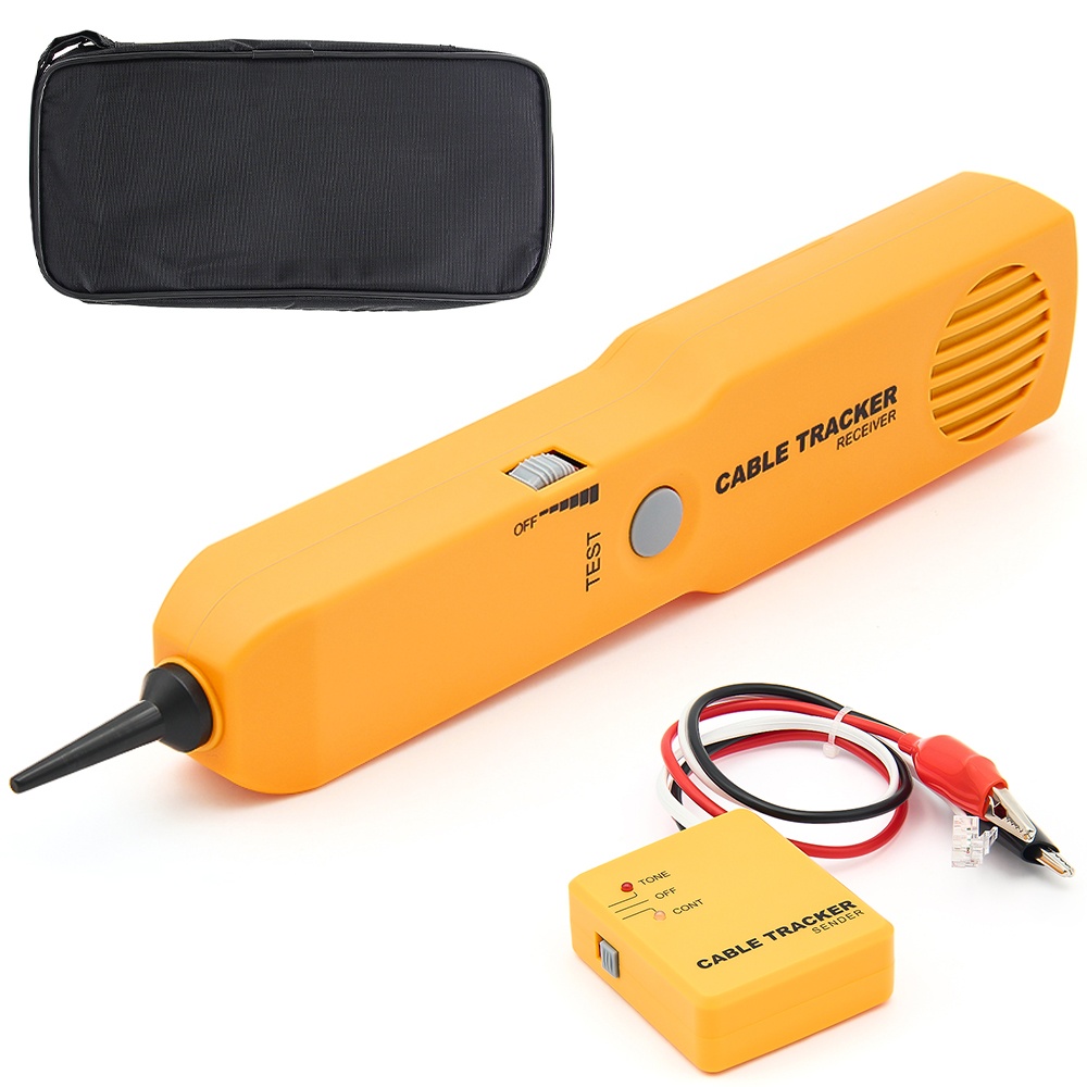 Oferte la Tracer și Tester continuitate de cabluri telefonice, retea si circuite Techstar RJ11/RJ45, detectare fire intrerupte si scurtcircuite