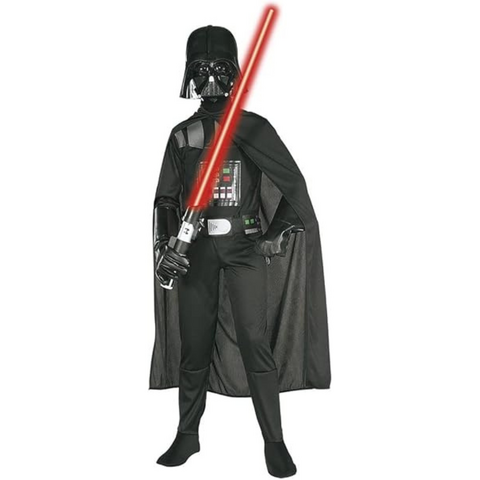 Costum de Carnaval Darth Vader in Actiune Poliester +3ani Negru