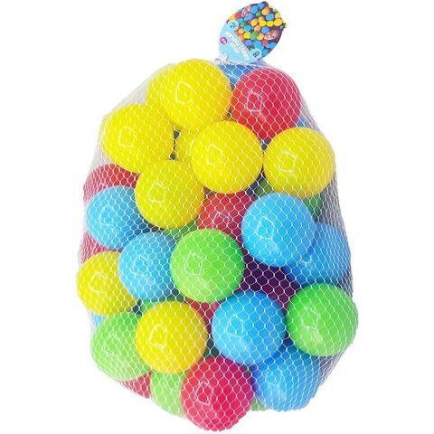 Oferte la Set Bile Multicolore 50 Buc 7cm Plastic Usor +12luni Multicolor