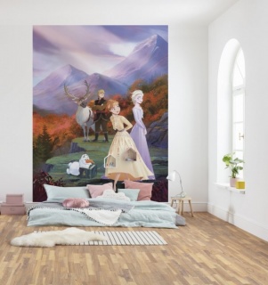 Oferte la Fototapet Komar  model Disney  Frozen  hartie  semilavabil  cod 4-4105  multicolor  184 x 254 cm  4 piese