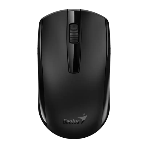 Mouse Genius "ECO-8100", PC sau NB, wireless 2.4GHz, optic, 1200 dpi, butoane/scroll 3/1, acumulator, negru, "31030046400" (timbru verde 0.18 lei) 4710268 262749