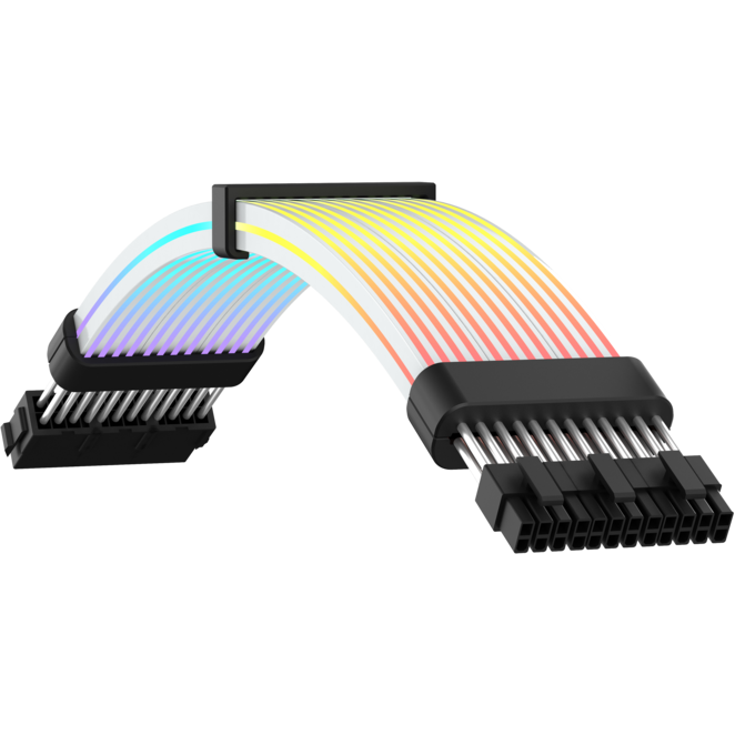 Oferte la Extensie pentru Cablu Alimentare PCI-E VGA 3x8 Pini ARGB Negru