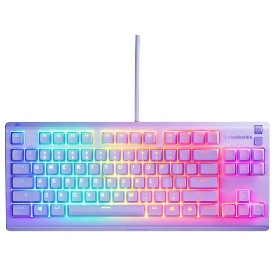 Oferte la Tastatura SteelSeries Apex 3 TKL US Lavanda