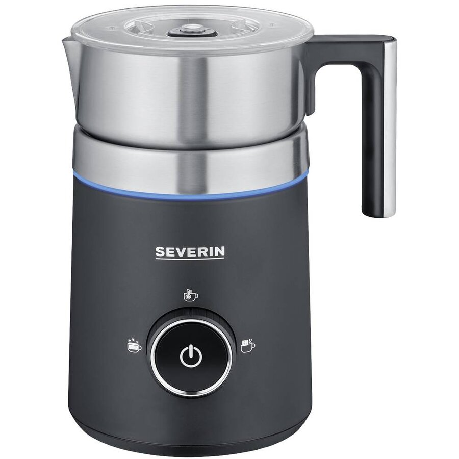 Oferte la Aparat de Spumat Lapte Spuma 500 SM 3585 Capacitate 0.5L 3 Programe 500W Negru/Argintiu