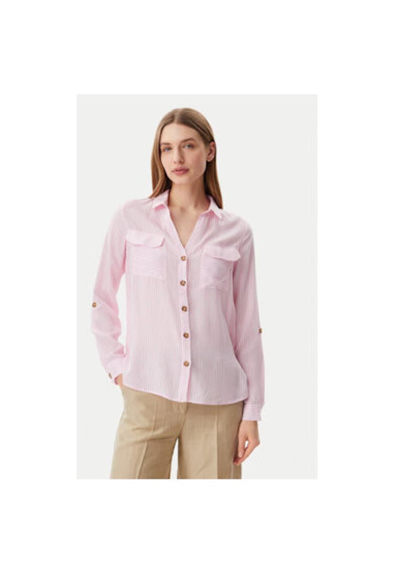 Camasa dama - 304785764 - Viscoza - Roz - Roz