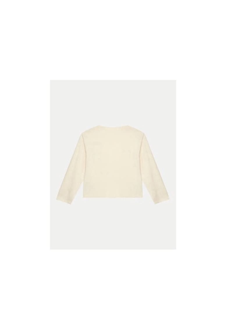 Bluza fete - 304705151 - Viscoza/Nylon - Bej - Bej