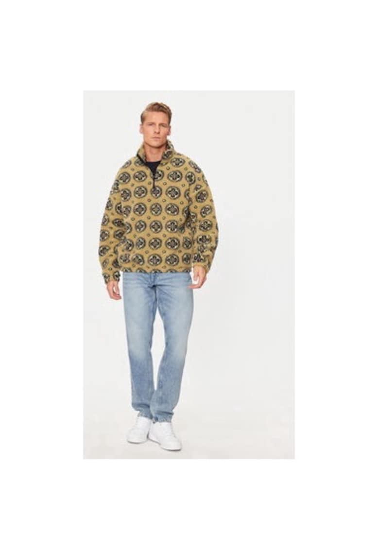 Bluza barbati - 304957345 - Poliester - Maro - Maro