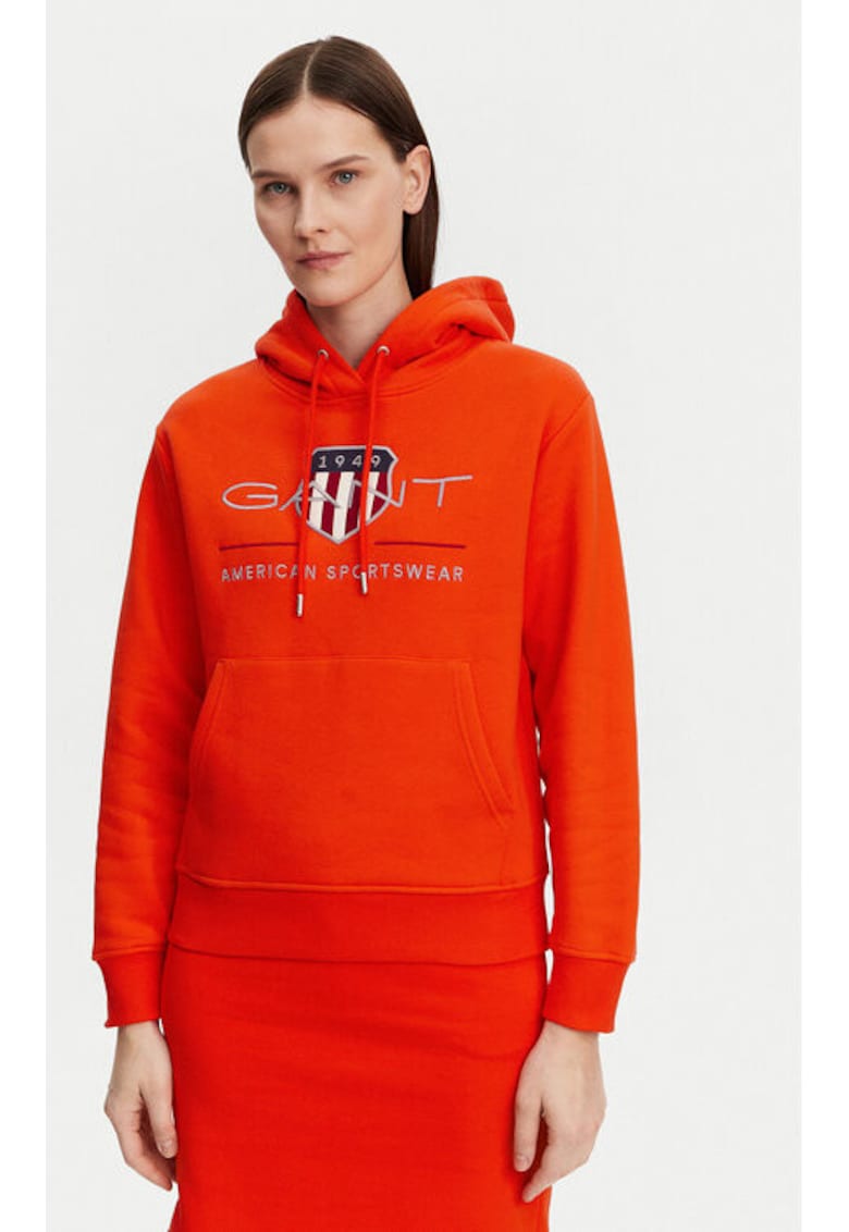 Oferte la Bluza dama -  305366986 - Bumbac/Poliester - Portocaliu - Portocaliu