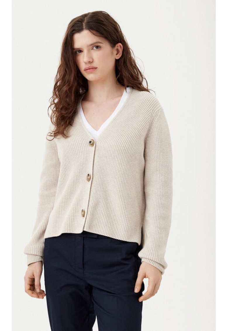 Oferte la Cardigan dama -  304830297 - Bumbac - Bej - Bej