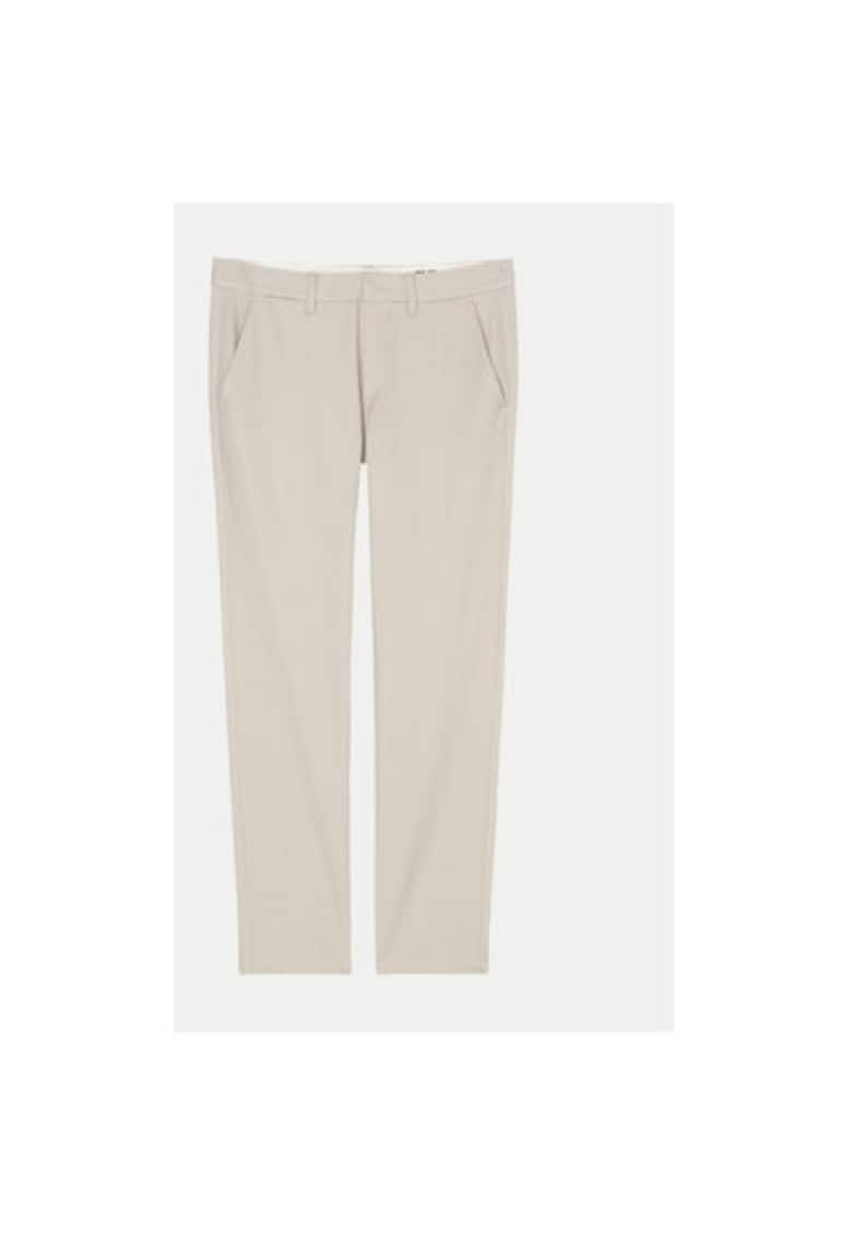 Oferte la Pantaloni barbati -  304174087 - Bumbac/Lyocell - Bej - Bej