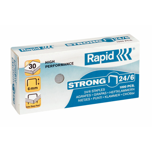 Oferte la Capse 24/6, 1000 buc/cutie, RAPID Strong