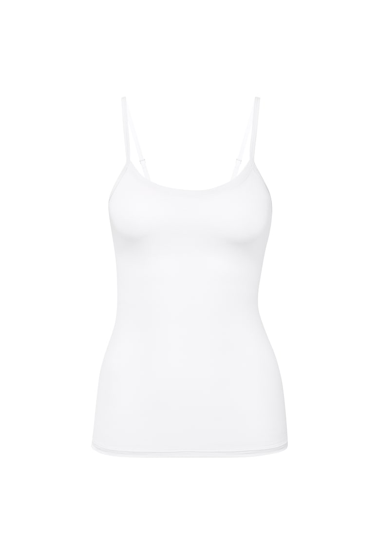 Oferte la Top uni cu bretele ajustabile - Alb optic