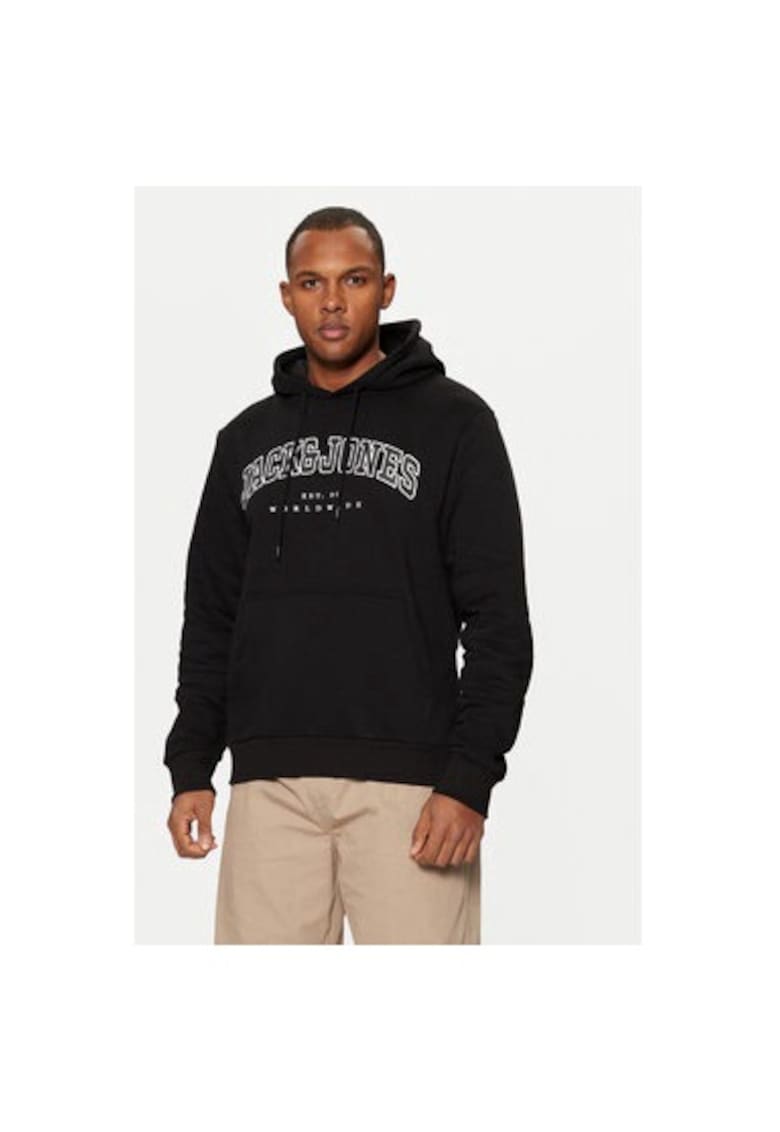 Bluza barbati - 304782572 - Bumbac/Poliester - Negru - Negru