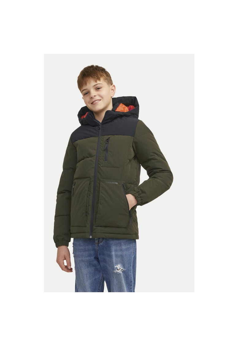 Geaca baieti - 304388644 - Poliester reciclat - Verde - Verde