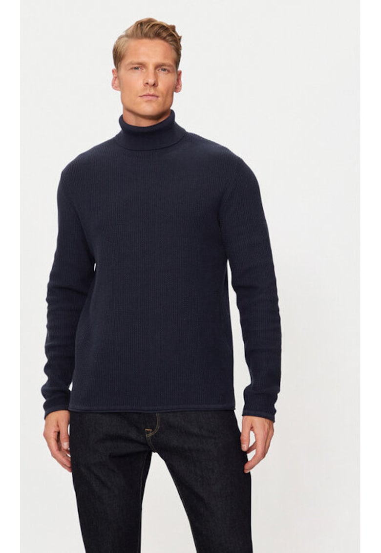 Bluza barbati - 304514692 - Bumbac organic/Bumbac - Albastru - Albastru