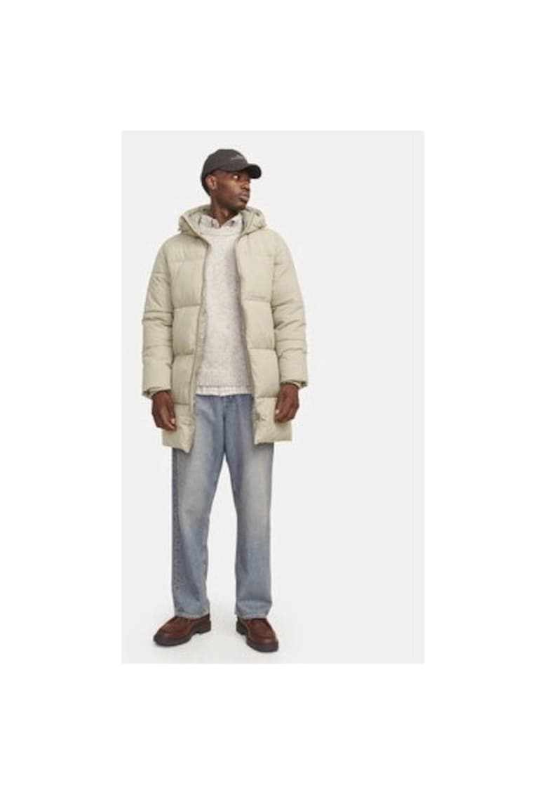 Geaca barbati - 304516467 - Poliester reciclat/Poliester - Bej - Bej