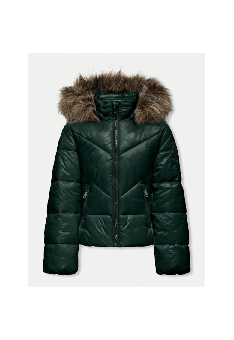 Geaca fete - 304503788 - Poliamida - Verde - Verde