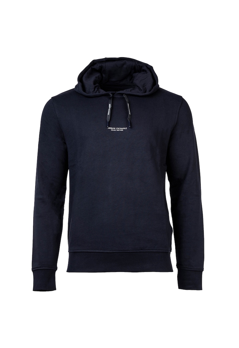 Oferte la Hanorac de bumbac cu imprimeu logo - Albastru inchis