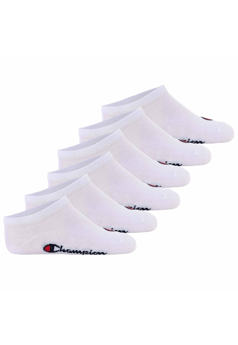 Oferte la Set de sosete pana la glezna - 6 perechi - Alb