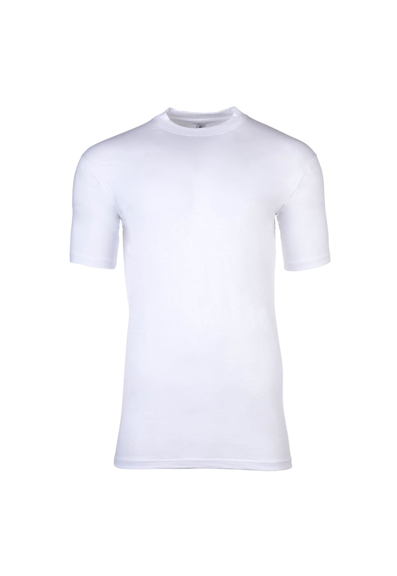 Oferte la Set de tricouri cu decolteu la baza gatului - 2 piese - Alb/Albastru