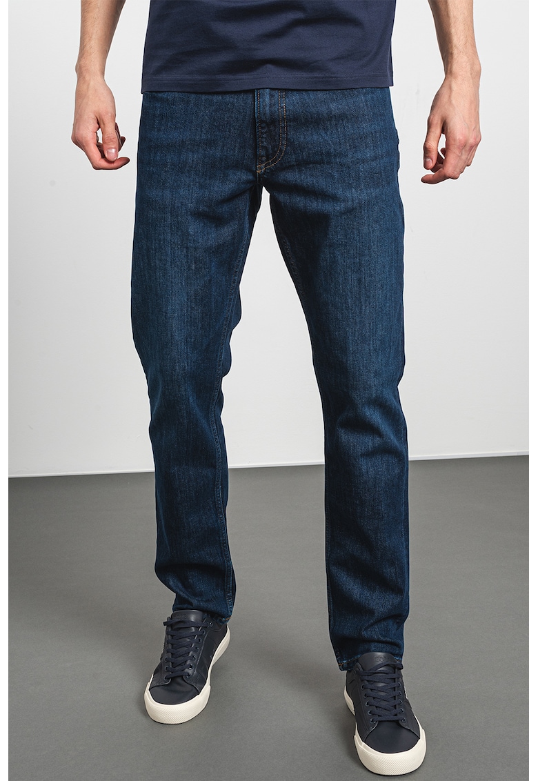 Oferte la Blugi slim fit cu talie medie - Bleumarin