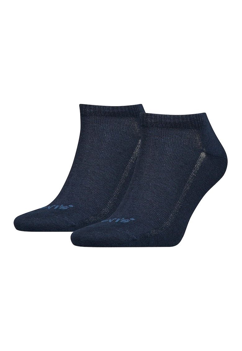Oferte la Set de sosete unisex pana la glezna din amestec de lyocell - 2 perechi - Bleumarin