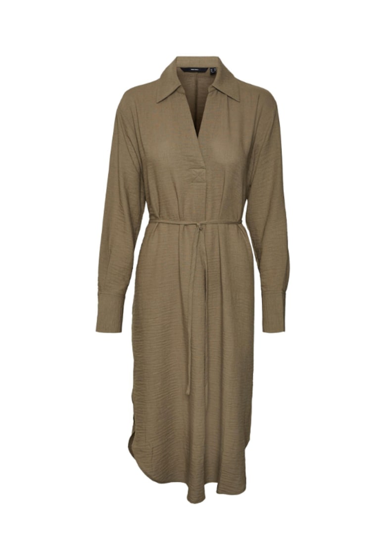 Rochie casual dama - 302729791 - Poliester - Verde