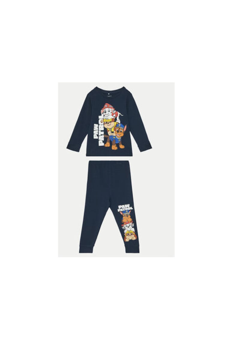 Pijama baieti - 304718410 - Bumbac - Albastru - Albastru