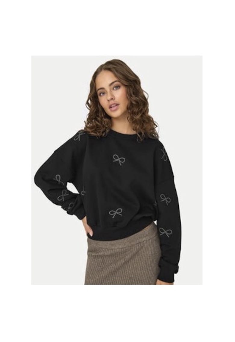Bluza dama -  304518959 - Bumbac/Poliester reciclat - Negru - Negru