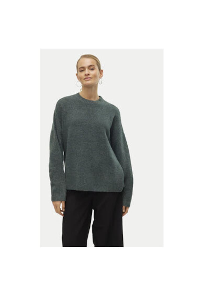 Pulover dama - 304511097 - Poliester reciclat/Poliester - Verde - Verde