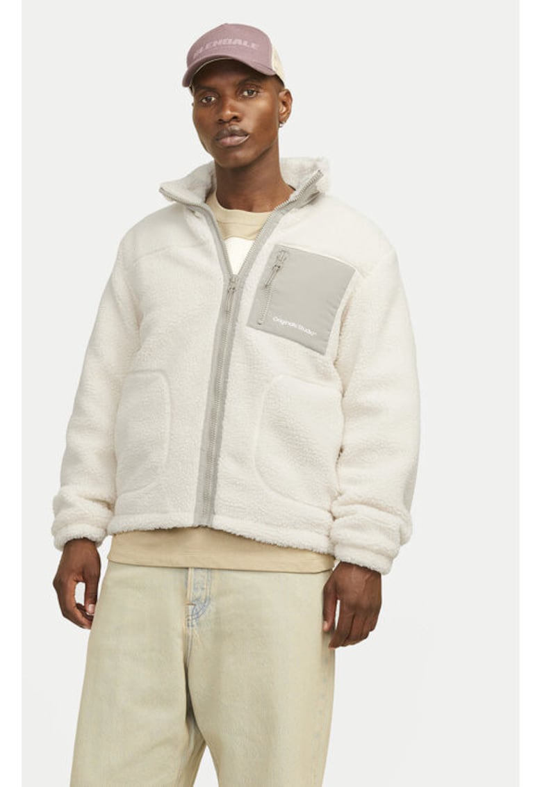 Geaca barbati - 304516504 - Poliester reciclat/Poliester - Bej - Bej