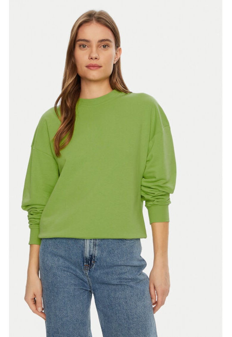 Bluza dama - 304703096 - Bumbac/Poliester - Verde - Verde