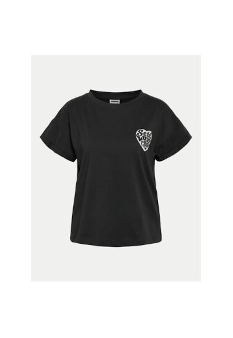 Tricou dama - 304807916 - Bumbac - Negru - Negru