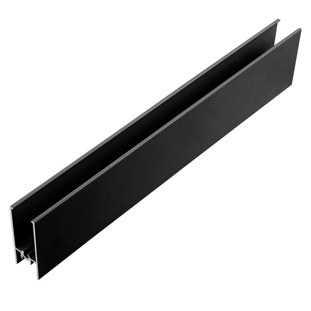 Profil de conectare mecanism Rama, aluminiu, negru, 4 m