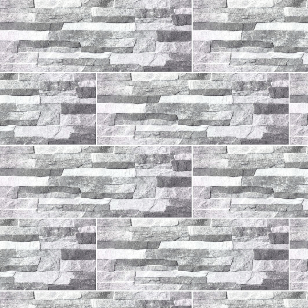 Oferte la Placa portelanata Quarry Grey, model digital, dreptunghiulara, 21 x 56 cm