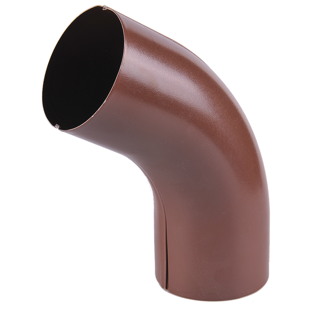 Oferte la Cot 60° burlan, metalic, 88 mm, maro RAL 8017