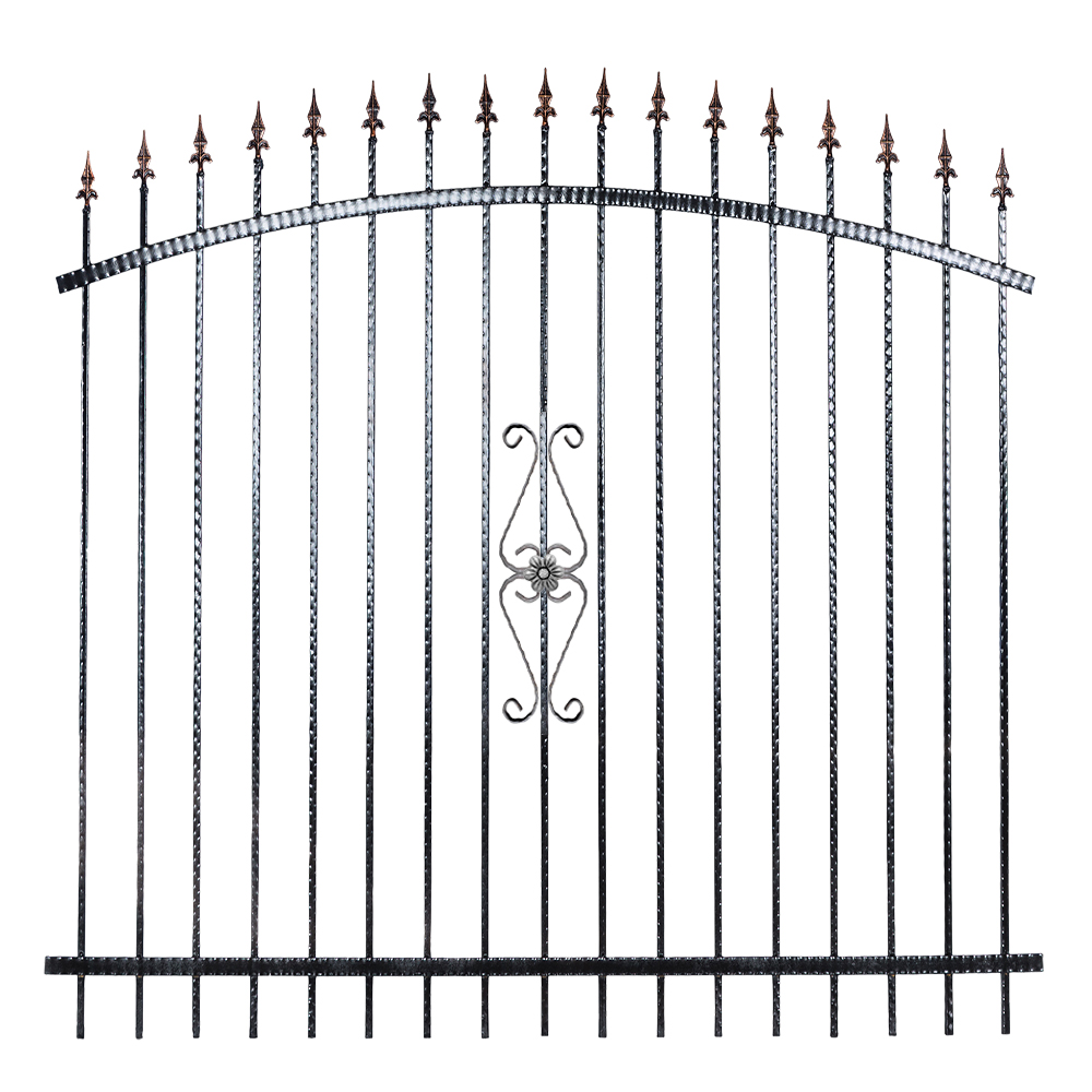 Oferte la Panou gard fier forjat Lara, negru, 2000 x 1650 mm