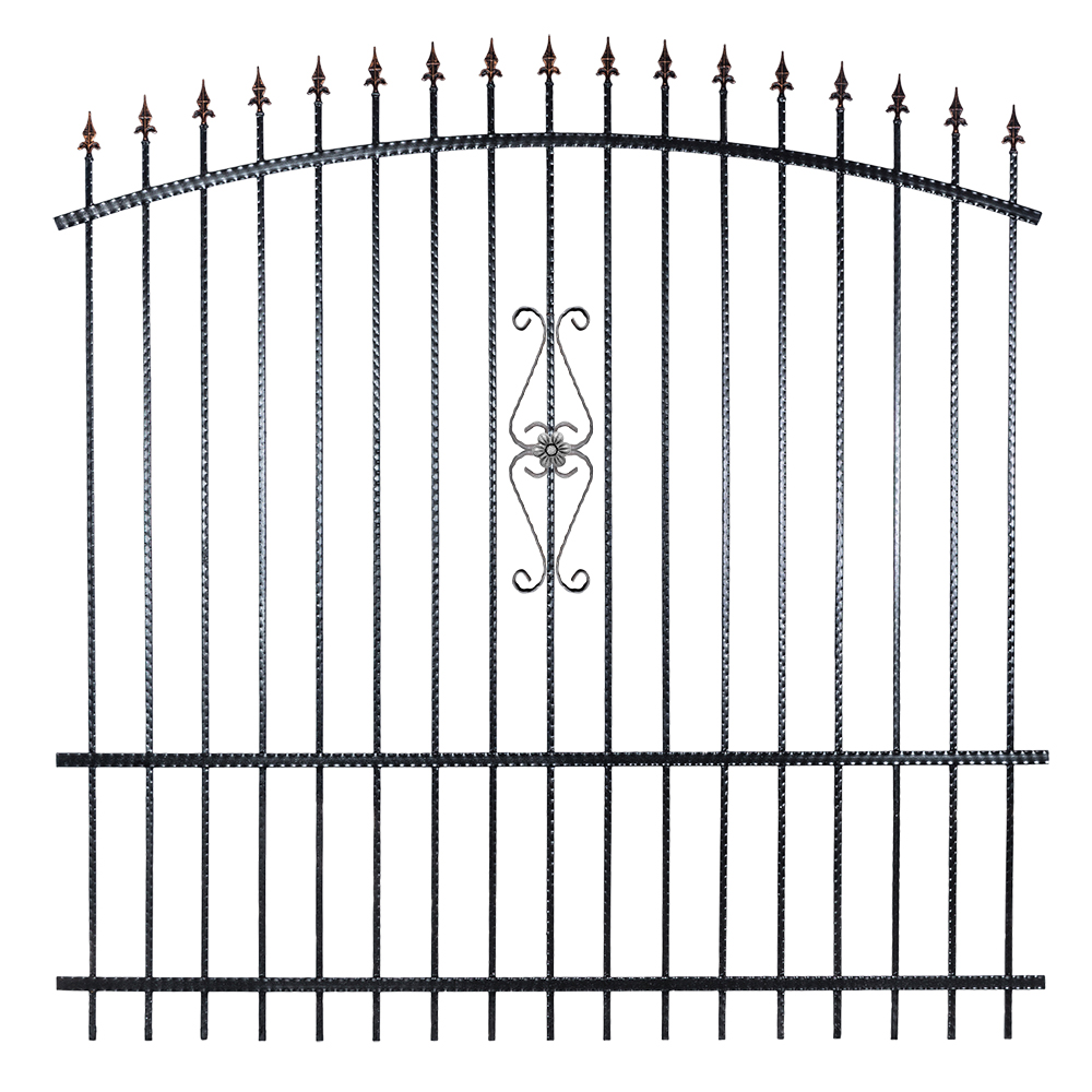 Oferte la Panou gard fier forjat Lara, negru, 2000 x 2050 mm