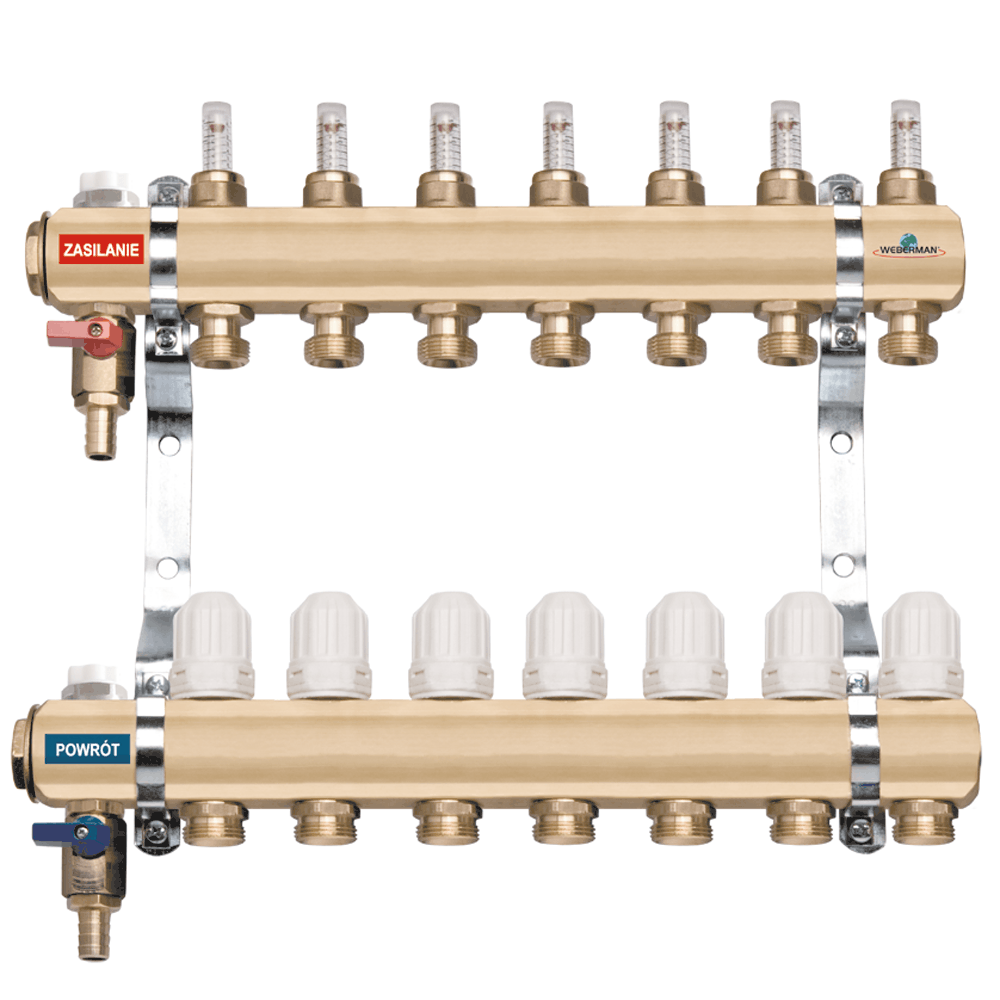 Distribuitor RO03S Ferro, 3 circuite, alama, 1 inch