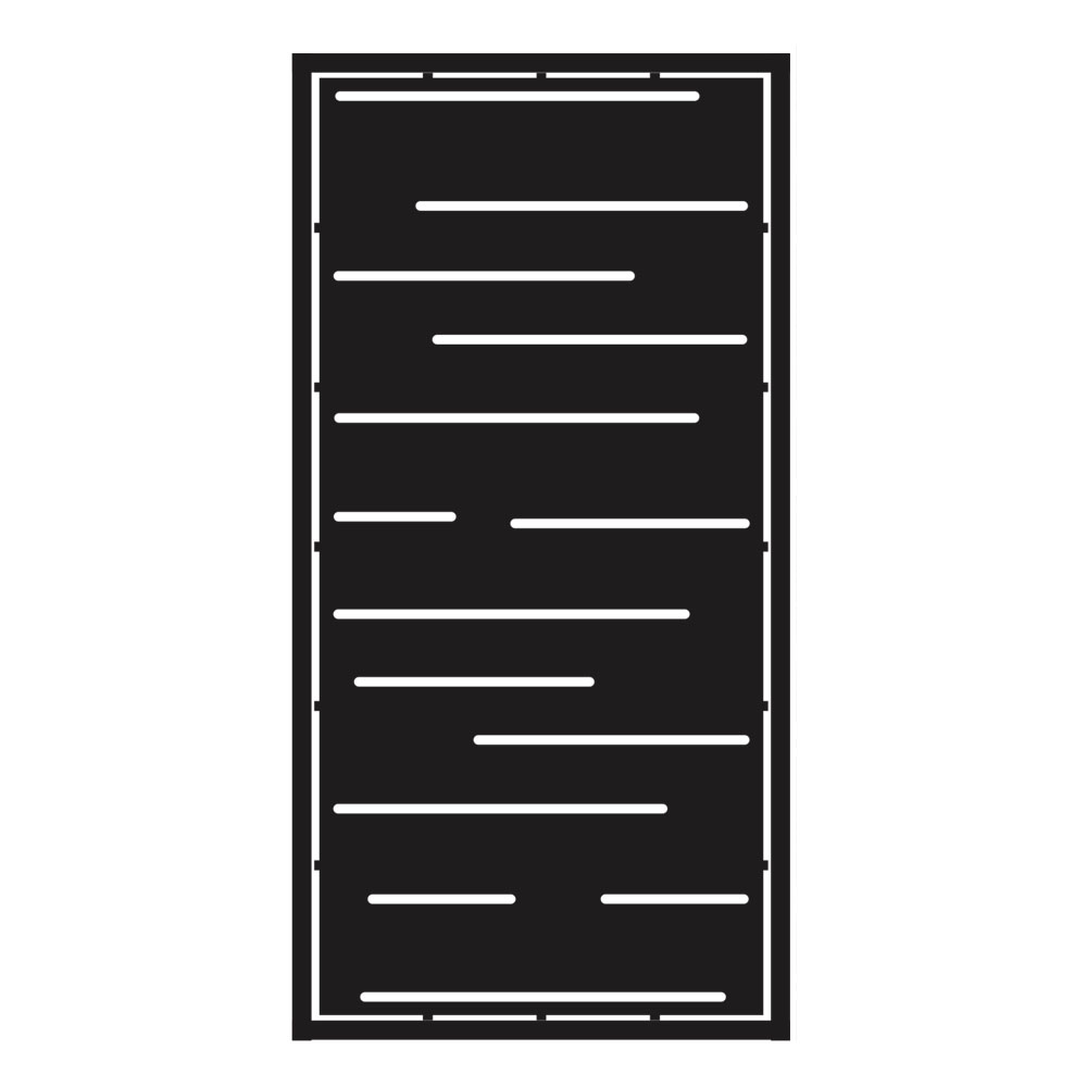 Oferte la Poarta pietonala reversibila Nova, tabla debitata plasma, negru, 2000 x 1000 mm