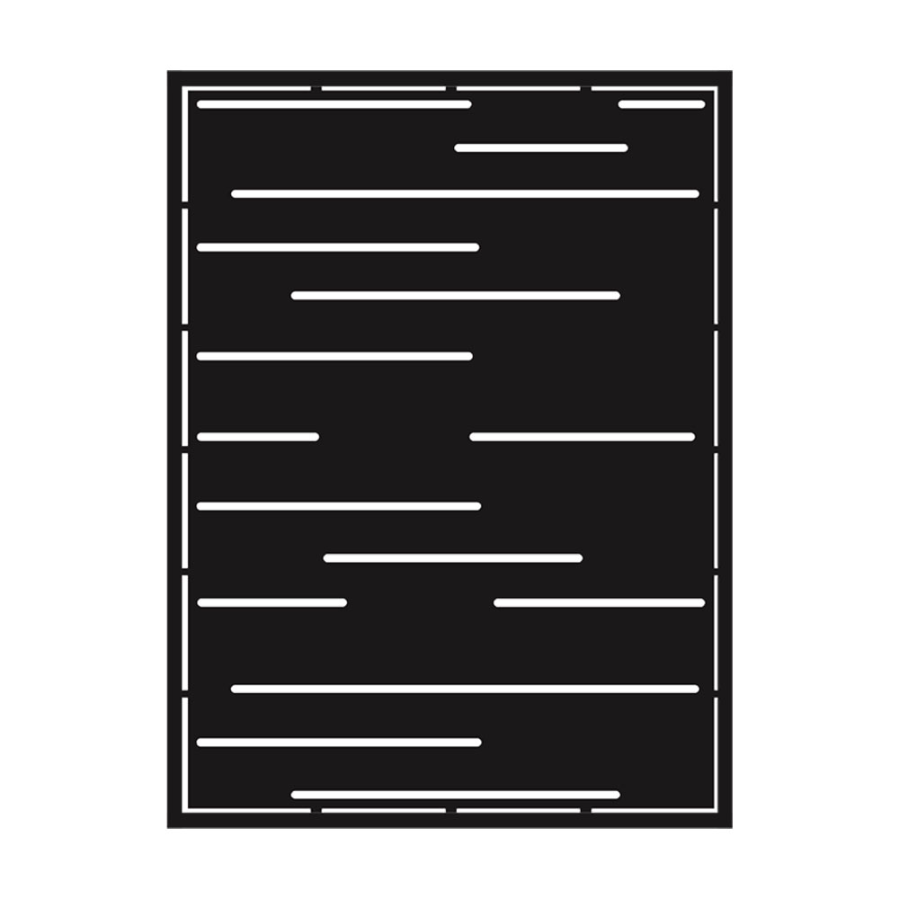 Oferte la Panou metalic gard Nova, tabla debitata plasma, negru, 1500 x 2000  mm